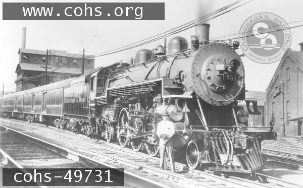 C&O Roundhouse Historic Photo of train