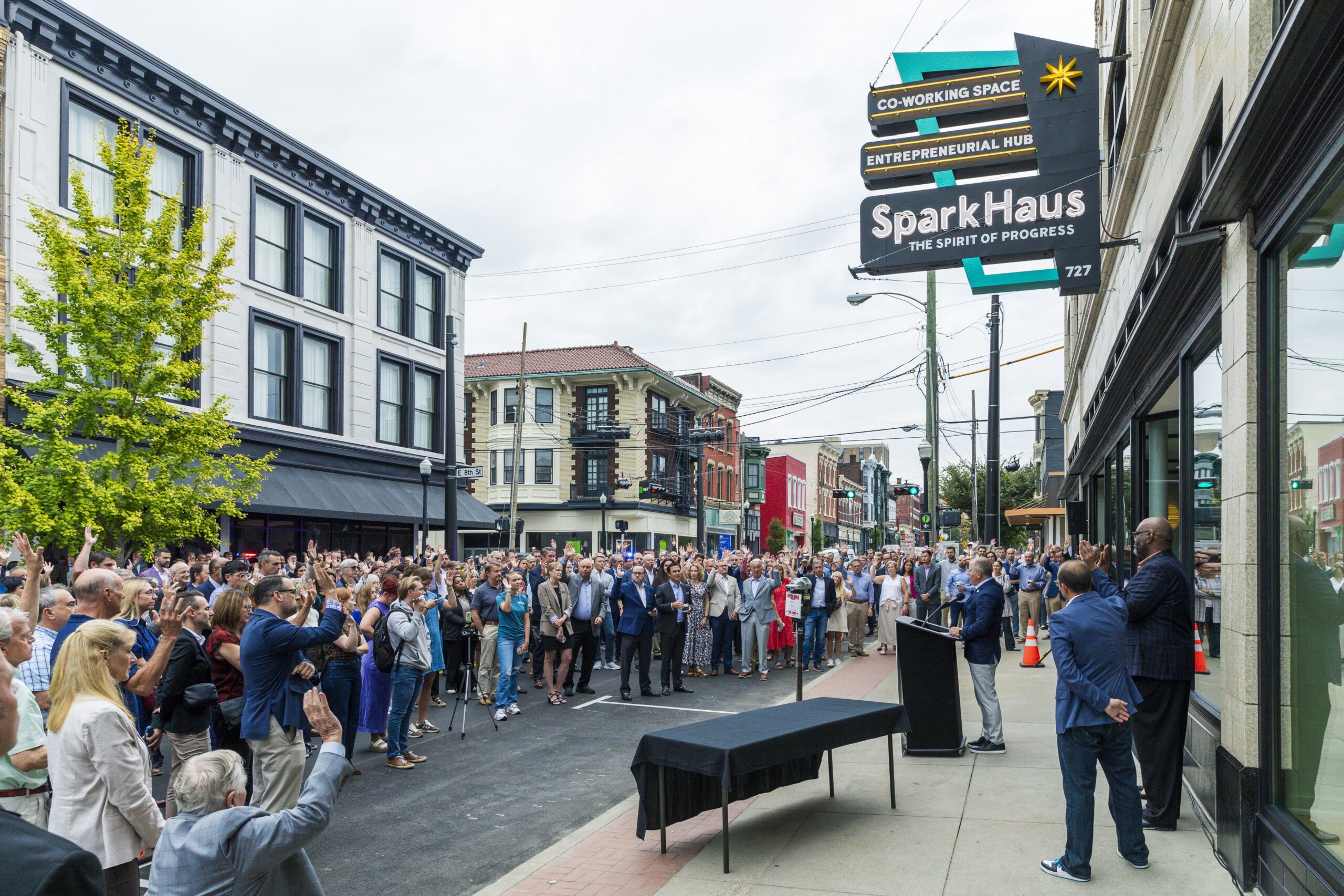 SparkHaus grand opening